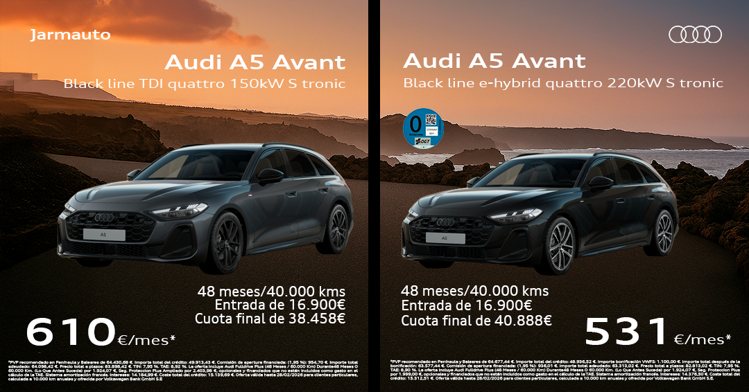 Oferta Audi A5 febrero 2026
